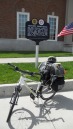 The bike and the courthouse